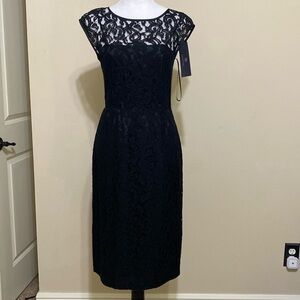 Monogram beautiful lace cocktail dress